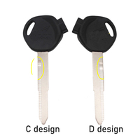 Coque de clé vierge de remplacement pour moto, avec aimant antivol, pour DIO 56 Z4 Z125 SCR100 WH110, pour scooter HONDA