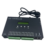 Nouveau contrôleur LED DMX vers SPI Hengyu H807SA DMX512 8 canaux avec protocole Artnet pour WS2811 WS2812 WS2815 APA102