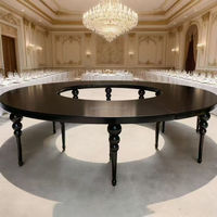 Table de salle à manger moderne en acier inoxydable en forme de S avec plateau en verre trempé pour 4 personnes, mobilier d'hôtel, événements, fêtes, utilisation en extérieur, parcs
