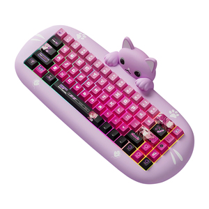 NUEVO CAT68 Teclado mecánico para juegos Silicona Tri-mode inalámbrico Hot-swap RGB Retroiluminación para Amazom/Shopify/INS/<span class=keywords><strong>facebook</strong></span> - Product Image 1