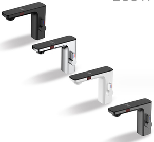 ก๊อกน้ำอ่างน้ำในห้องน้ำแบบดิจิทัล LED เครื่องผสมก๊อกน้ำเซ็นเซอร์อัตโนมัติ - Product Image 2