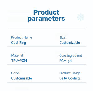 Anillo Refrigerante Portátil de Gel PCM para Deportes al Aire Libre, Terapia de Frío/Calor, Alivio del Dolor, Cuidado de la Salud - Product Image 6