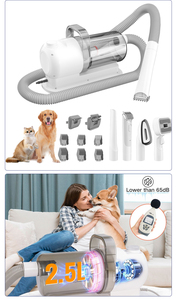 <span class=keywords><strong>Aspirapolvere</strong></span> per la Toelettatura degli Animali Domestici - Dispositivo di Pulizia e Rimozione <span class=keywords><strong>Peli</strong></span> Automatico, Portatile e Silenzioso - Product Image 2