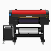 Printer Stiker UV Cup Wraps 24" Roll Transfer Printing untuk Printhead I3200 Kontrol Android 41-50 Ppm Film AB Baru