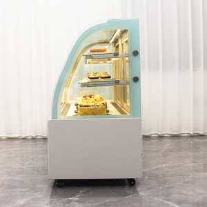 Tiên tiến tầng thường vụ duy nhất nhiệt độ đá cẩm thạch ướp lạnh <span class=keywords><strong>Showcase</strong></span> cong Glass Frost miễn phí tủ lạnh nhỏ trong tủ lạnh - Product Image 3