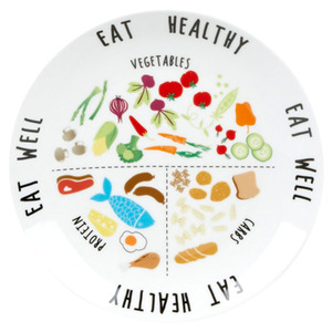 Plato de Comida <span class=keywords><strong>Vegano</strong></span> 100% Melamina para una Alimentación Saludable, Ideal para Ideas de Comida - Product Image 1