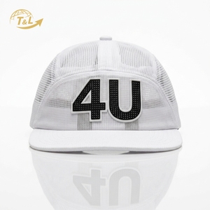 Casquettes de baseball trucker personnalisées à 6 panneaux en gros, logo brodé, visière personnalisée, tissu en maille, unisexe, ajustables, toutes saisons - Product Image 2