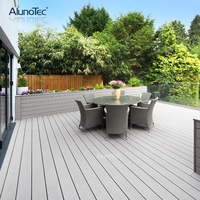 Terrasse en aluminium, résistance au feu, système de classe A2, balcon extérieur