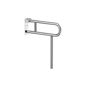 Barre d'appui de salle de bain pliable en acier inoxydable Ye Zhiting, 60cm, 70cm, 75cm, 80cm, antidérapante, à fixation au sol, pour la sécurité des personnes âgées - Product Image 4