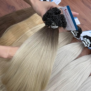 Hot Sale I Tip Hair Extensions 100% Vietnamese Human Hair No <b>tangle</b> No Shedding Silky and Smooth Wholesale - Product Image 5