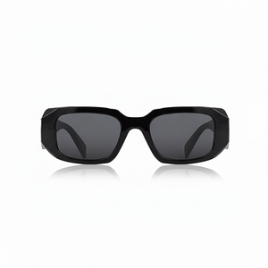 Lunettes de soleil unisexe noir brillant 1038 - Product Image 1