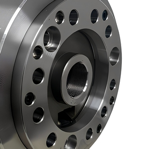 Autochuck 1L Single Jaw Extra Long Stroke Steel Hydraulic Chuck 6" with Lathe Chuck Adapter Plate for <b>Machining</b> - Product Image 5