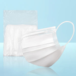 Pasokan Pabrik Masker Wajah Sekali Pakai 3 Lapis Bahan ES Respirator & Masker Ruang Bersih - Product Image 1