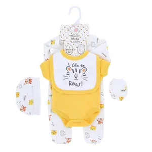 Mới Sinh Ra Bé Quần Áo Cô Gái Cậu Bé Tùy Chỉnh Bé Rompers Màu Xanh Buss 100% Cotton Bé Onesie Trống Trắng Đầy Đủ Mùa Hè Dệt Unisex 1000