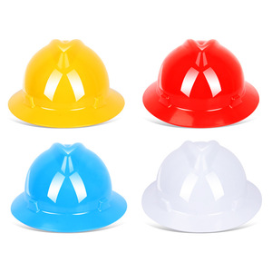 HDPE 기술설계 안전 헬멧 관례는 넓은 테두리 단단한 모자를 인쇄했습니다 - Product Image 2