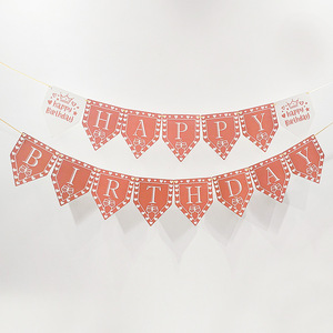 ธงรูปหางสีทองแบบอังกฤษสำหรับงานเฉลิมฉลองสุขสันต์วันเกิดแบบทันสมัย - Product Image 1