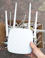 Router Wi-Fi de Alta Potencia FH456, Repetidor de Cobertura Inalámbrica de 300 Mbps, 4 Antenas, Router para el Hogar con Alcance a Través de Paredes