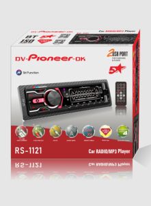 Kenwoood Car FM 2 USB <span class=keywords><strong>Mp3</strong></span> Bluetooths Player avec écran LCD AUX TF 7 couleurs ISO Socket TDA7388 Long Body - Product Image 3