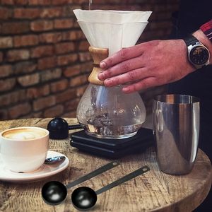 Cuillères doseuses en acier inoxydable 304 personnalisées en gros - Cuillères de 20 ml pour café et poudre de matcha - Product Image 4