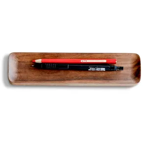 בסיטונאות עט בעל אסתטי-במבוק עץ שולחן במשרד עט מחזיק Stand גיאומטרי עיפרון כוס סיר ארגונית