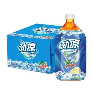 Master Kong Power Cool Iced Tea 1L * 12 botellas estuche completo <span class=keywords><strong>Menta</strong></span> sabor té bebida verano bebida más fresca - Product Image 1