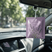Diffuseur de parfum en gel longue durée Power Pocket, diffuseur en papier suspendu avec parfum naturel et senteur de parfum pour voiture et maison