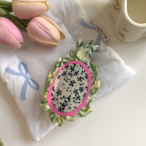 ที่หนีบผมรูปสตรอเบอรี่รูปกล้วยทุเรียนขนาดใหญ่สำหรับผู้หญิงผู้หญิงกิ๊บหนีบผมทรงก้ามปูอาหารรสแฟนซี - Product Image 3