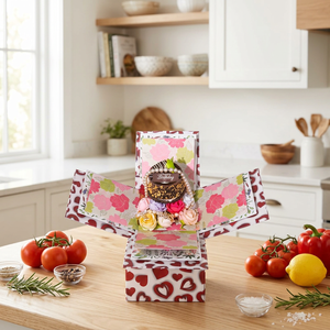 Boîte cadeau personnalisable avec cadre photo surprise à effet d'explosion, doublure en mousse et motif papillon volant pour <span class=keywords><strong>anniversaire</strong></span>, fête des Mères, <span class=keywords><strong>anniversaire</strong></span> de mariage - Product Image 4