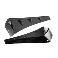 Accessoires extérieurs universels pour voiture, aérations latérales de garde-boue, grille de spoiler décorative pour l'admission d'air, pour Honda Civic 10ème génération