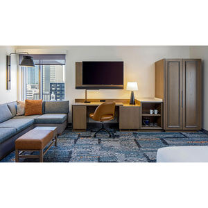 Armario de Banco de equipaje para hotel, mueble de cama de madera, mueble de lujo para hotel - Product Image 4