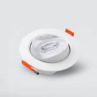 Spot LED encastré à prix avantageux, 3 CCT, changement de couleur par bouton rotatif, boîtier PC, pour éclairage intérieur