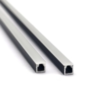 Nouveau design YG-0405 5*5MM Profilés linéaires en aluminium en forme de U pour bande LED, éclairage de vitrine à vin