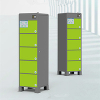 Armoire de chargement de scooter publique personnalisée Boîte de chargement de batterie au lithium pour véhicule électrique Armoire de chargement de vélo électrique partagée pour l'extérieur