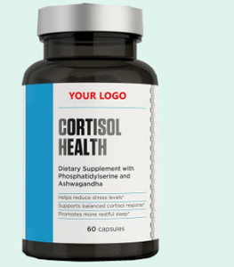 Capsule de soutien naturel du cortisol, santé des glandes surrénales, soulagement du stress, complément alimentaire pour l'équilibre hormonal - Product Image 2