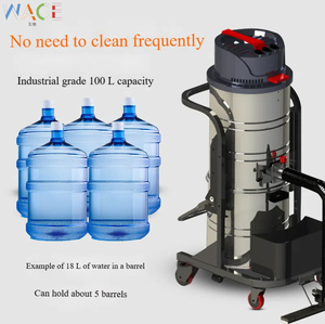 Filtre de chantier Aspirateur de sol en béton Dépoussiéreur industriel Chariots de nettoyage à sec et humide - Product Image 3