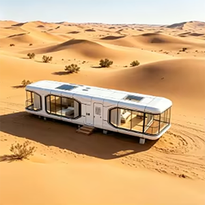 Maison mobile préfabriquée en acier à conception modulaire <span class=keywords><strong>haut</strong></span> <span class=keywords><strong>de</strong></span> <span class=keywords><strong>gamme</strong></span>, 40 pieds, chambre <span class=keywords><strong>d</strong></span>'hôtel capsule spatiale pour bureau, atelier, populaire en Chine, moderne - Product Image 6