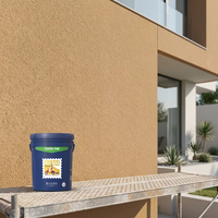 Pelapis Cair Akrilik Ramah Lingkungan Berwarna Italia untuk Permukaan Arsitektur Estetis Tahan UV untuk Dinding Interior & Eksterior