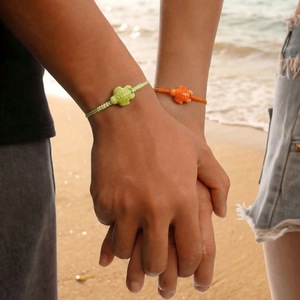 <b>Braided</b> Bracelet Hawaiian Style Alloy Turtle Charm Couple Jewelry Unisex Fashion <b>Accessory</b> - Product Image 2