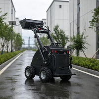 Harga Pabrik Mini Skid Steer Loader Compact Wheel Loader untuk Kebun, Pertanian, Lanskap, dan Konstruksi