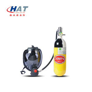 Appareil respiratoire d'évacuation d'urgence (ARE) Haiante HAT 2026 pour la lutte contre les incendies, autonomie >15 minutes, pression de cylindre 30 MPa, volume 2,2 L - Product Image 2