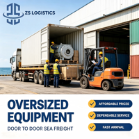 Service de Fret Maritime pour Équipements Surdimensionnés ZS LOGISTICS – LCL+Express Rentable, Dropshipping, Expéditeur Fiable et Économique