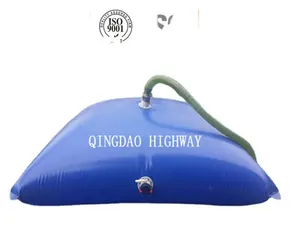 PVC foldable pillow shape 10000 litres water tank for irrigation