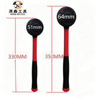 Marteau en caoutchouc pour la construction, marteau artisanal pour l'installation de carreaux de sol, outils à main de haute qualité, manche en fibre de verre OEM, PVC