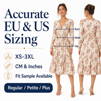 Fabricant de robes florales personnalisées pour femmes, robes maxi d'été en viscose à fleurs, vêtements décontractés pour femmes, vêtements de détente, usine ODM, OEM