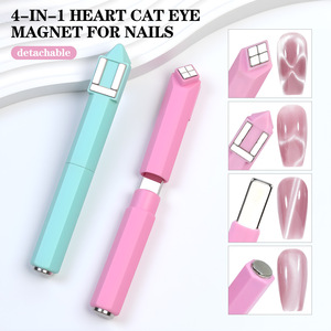 Outil magnétique multifonctionnel 4-en-1 pour nail art œil de chat, bâtonnet magnétique pour vernis gel UV œil de chat - Product Image 4