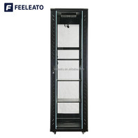 Armoire serveur réseau 42U sur pied avec porte en maille, boîtier de commutation intérieur 19 pouces, protection IP20, 600x800MM, en stock