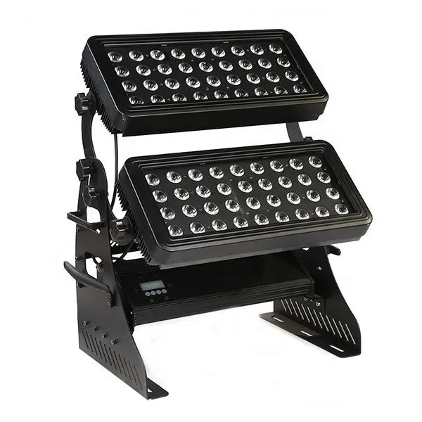 Mgolighting stage lights 72*10w Outdoor wall wash washer LED double flood light transform for history build