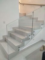 Système de balustrade en verre pour balcon et escalier en aluminium au prix d'usine, avec balustrade pour projets commerciaux et résidentiels