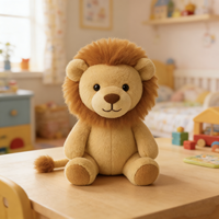 Peluche Lion Mignon de la Jungle en Promotion – Jouet en Peluche Doux et Petit