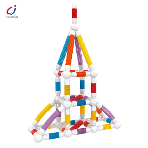 Giocattolo Magnetico Chengji, Set <span class=keywords><strong>di</strong></span> Costruzioni Magnetiche 66 Pezzi, Blocchi Magnetici Creativi per lo Sviluppo, Tubi Magnetici Flessibili - Product Image 1